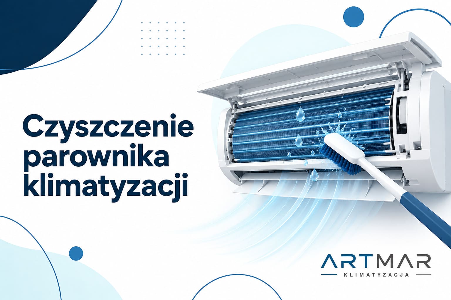 Czyszczenie parownika jednostki wewnętrznej